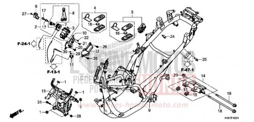 FRAME BODY (NSS125ADK) NSS125ADK de 2020